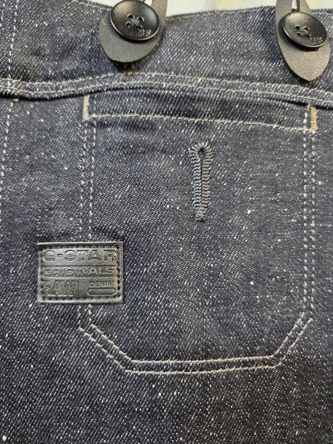 G-Star Raw 데님 멜빵 바지(S) 상품이미지4