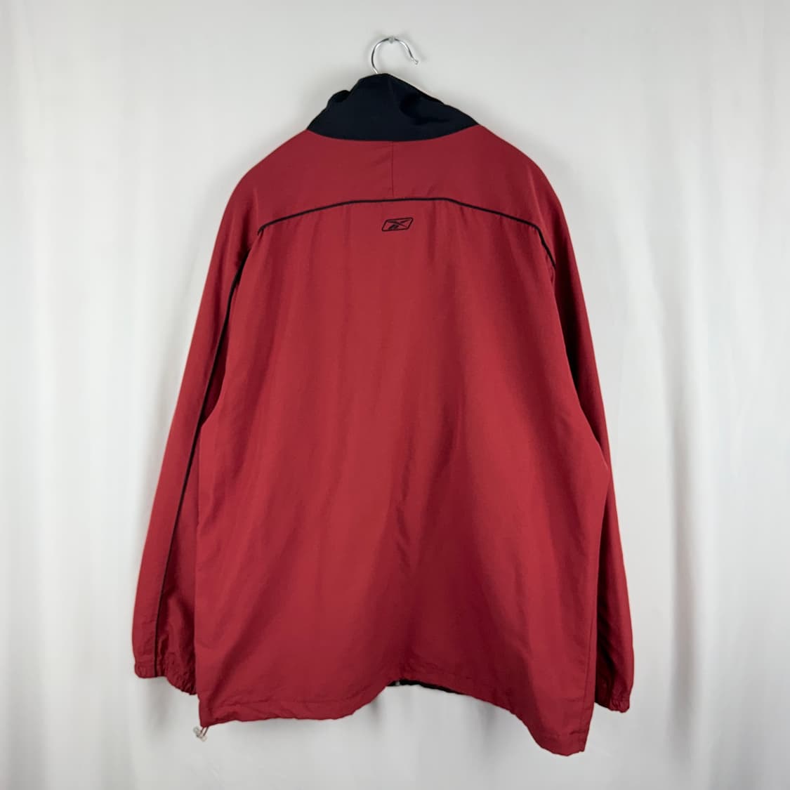 (M) 리복 올드스쿨 바람막이 블랙/레드 상품이미지5