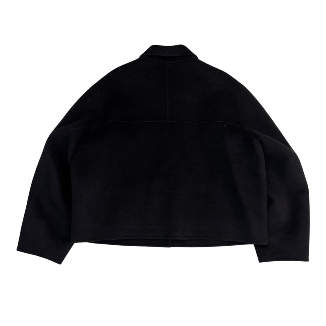 헬베티카 블랙 핸드메이드 울 숏 코트 자켓 상품이미지5