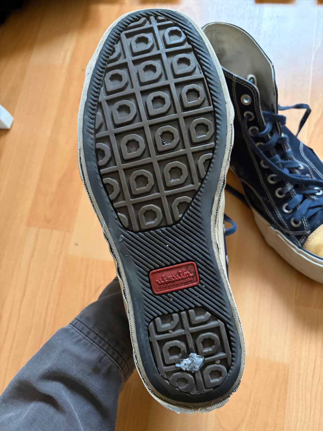 [9] 비즈빔 visvim 스캐그웨이 하이 네이비 상품이미지4