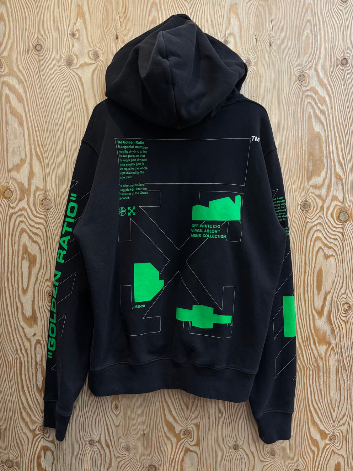 오프화이트 아치 쉐이프 후드티 상품이미지4