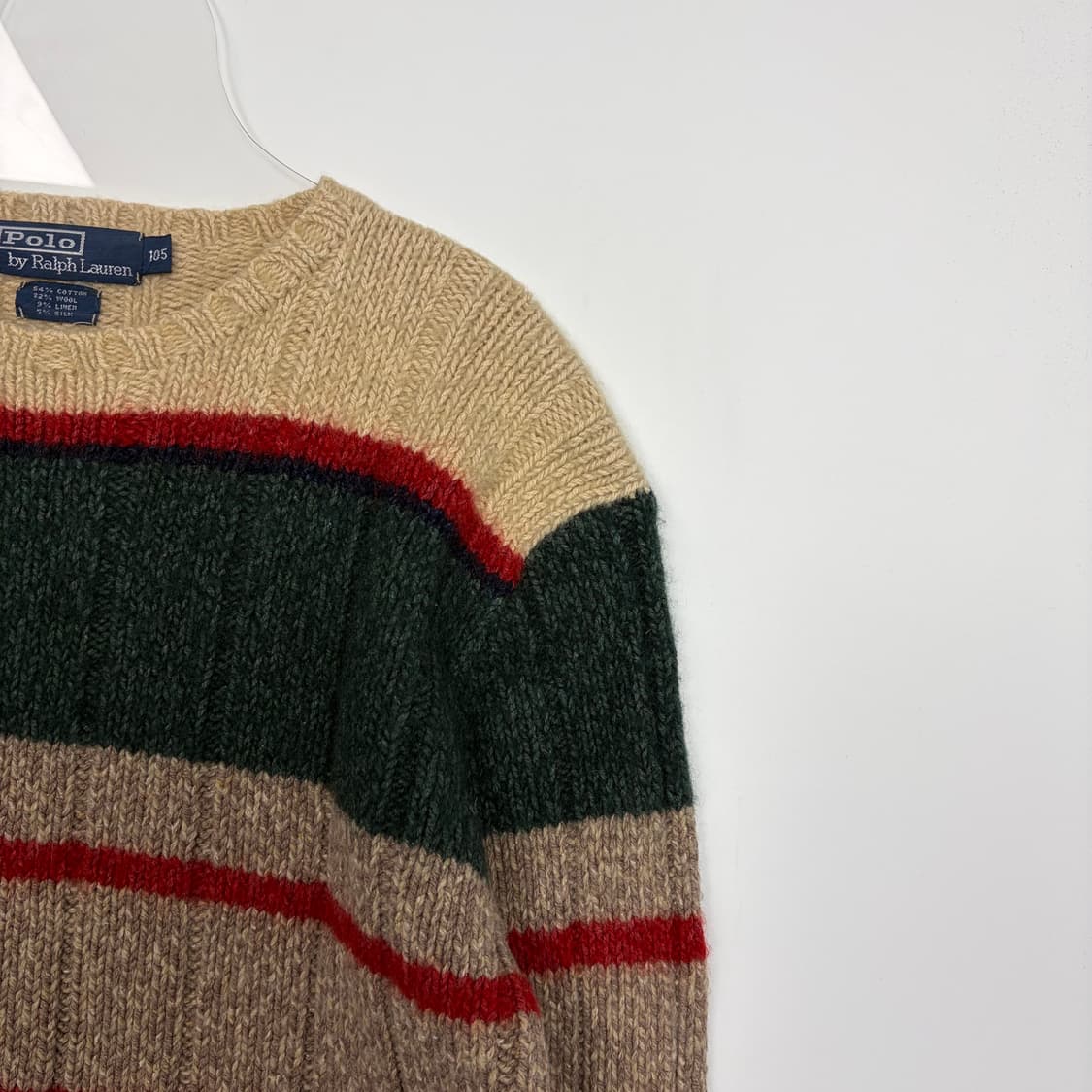 폴로 랄프로렌 패턴 니트 티셔츠 상품이미지3