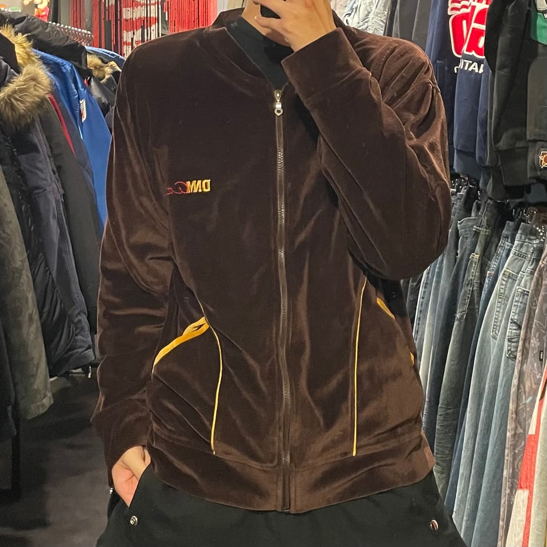 [IM] DNM 브라운 벨벳져지 상품이미지1