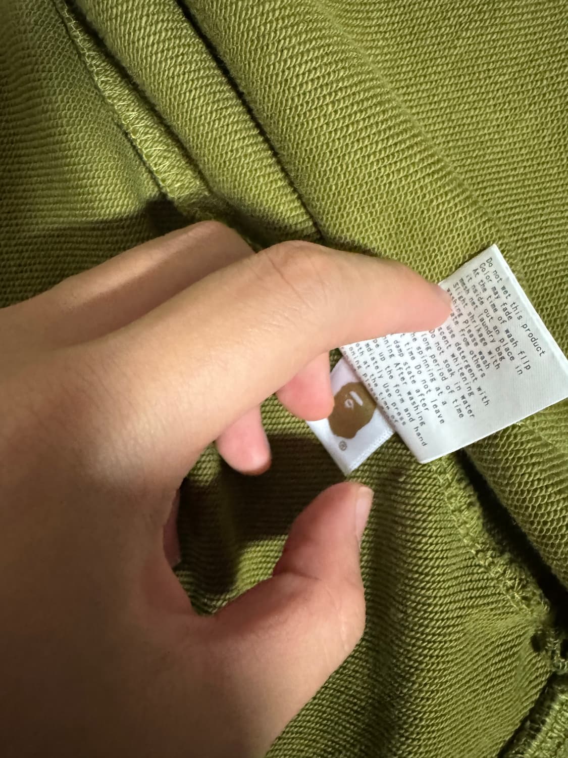 베이프 후드집업 라지 상품이미지4