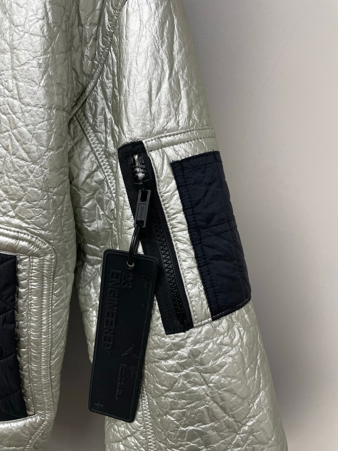 나이키 조던 23 엔지니어드 MA-1 메탈릭 실버 항공자켓 H972 상품이미지4