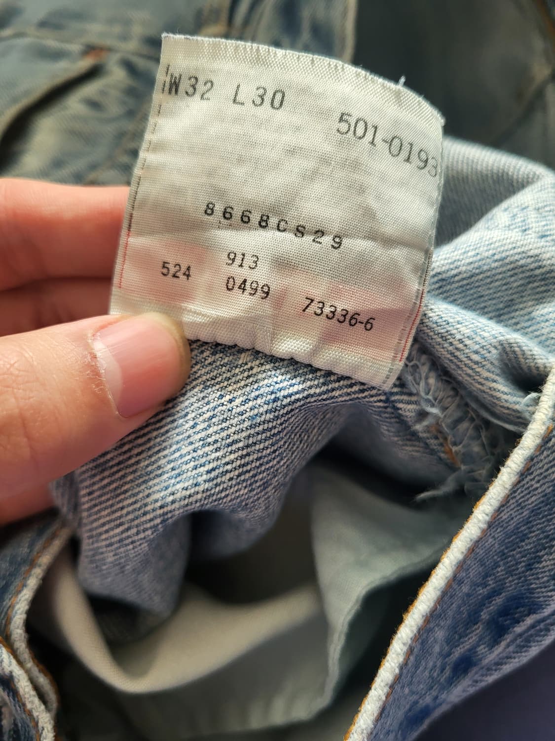 🇺🇸 90s Levis vintage 501 상품이미지5