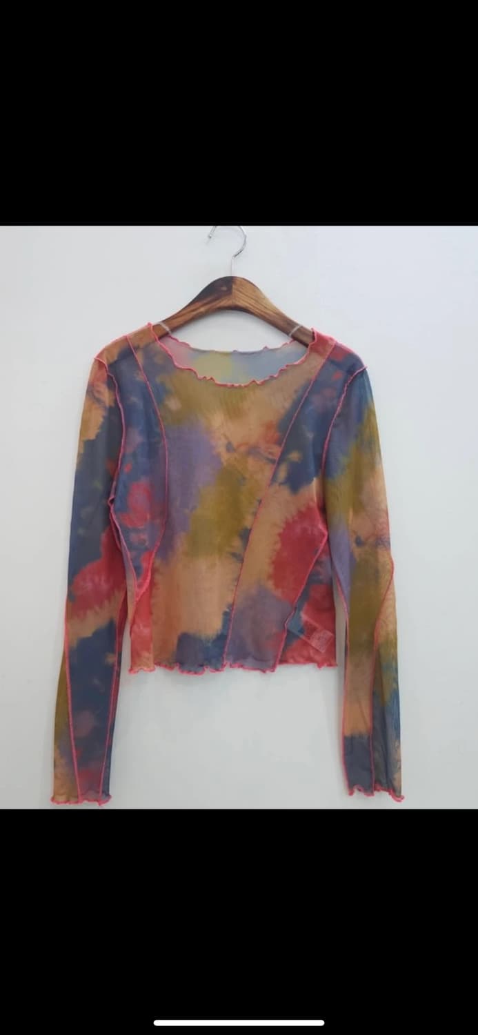 레이어드 시스루 메쉬 탑 상품이미지3