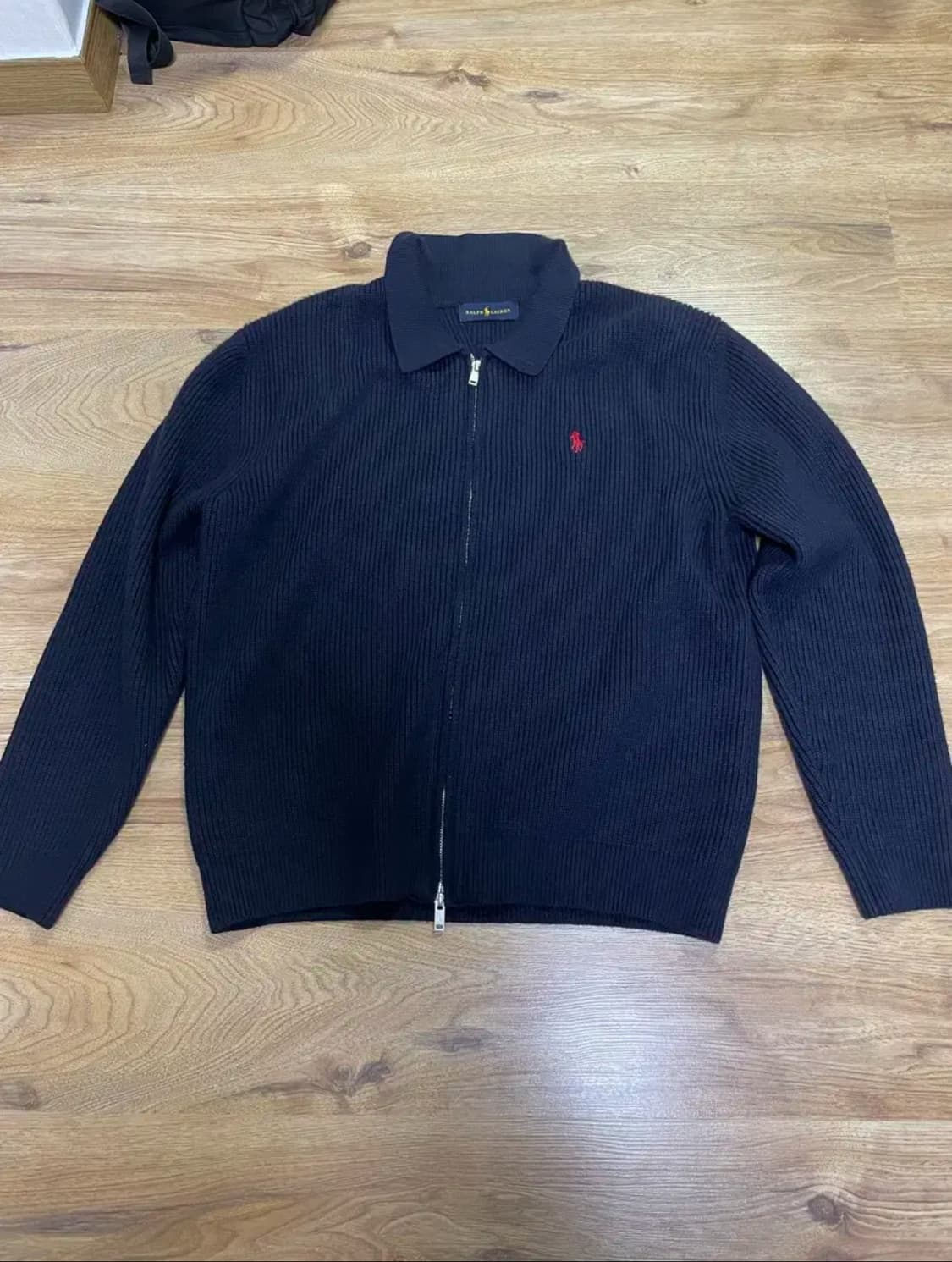 폴로 니트집업 Xl 상품이미지1