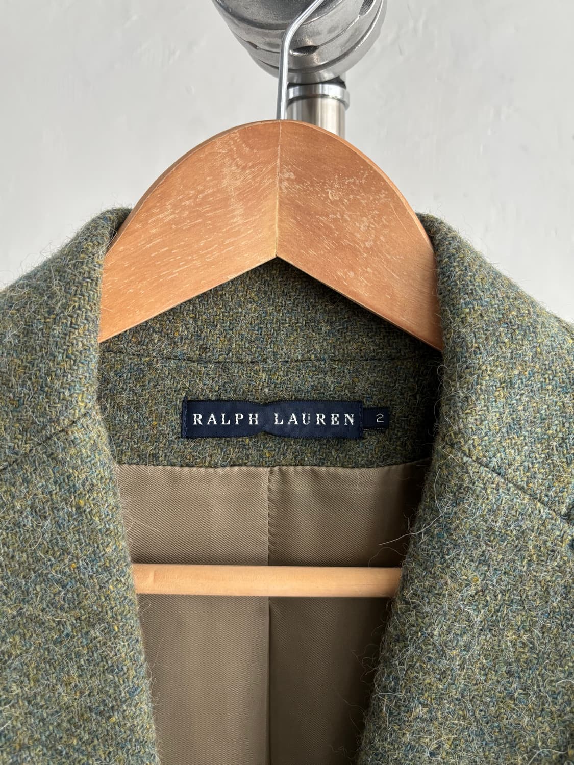 Polo 폴로 알파카 우드 버튼 블레이저 자켓 상품이미지4