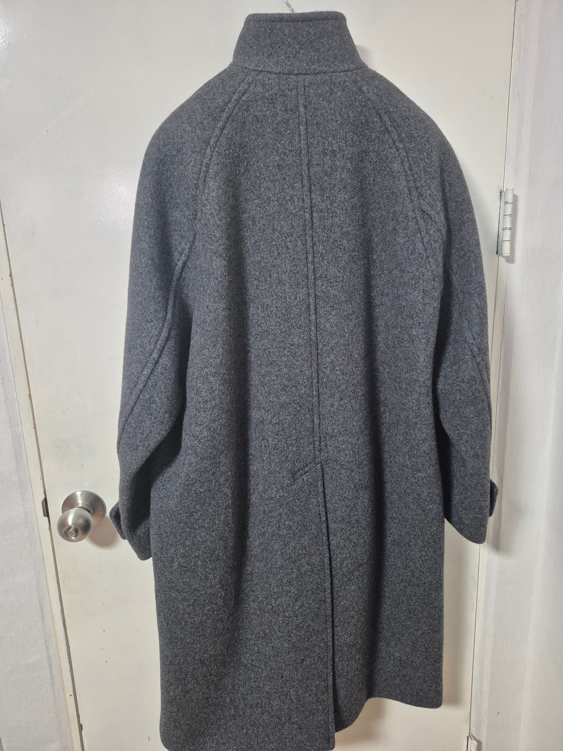 커스텀멜로우 Grey WoolHighneck Coat코트 상품이미지4