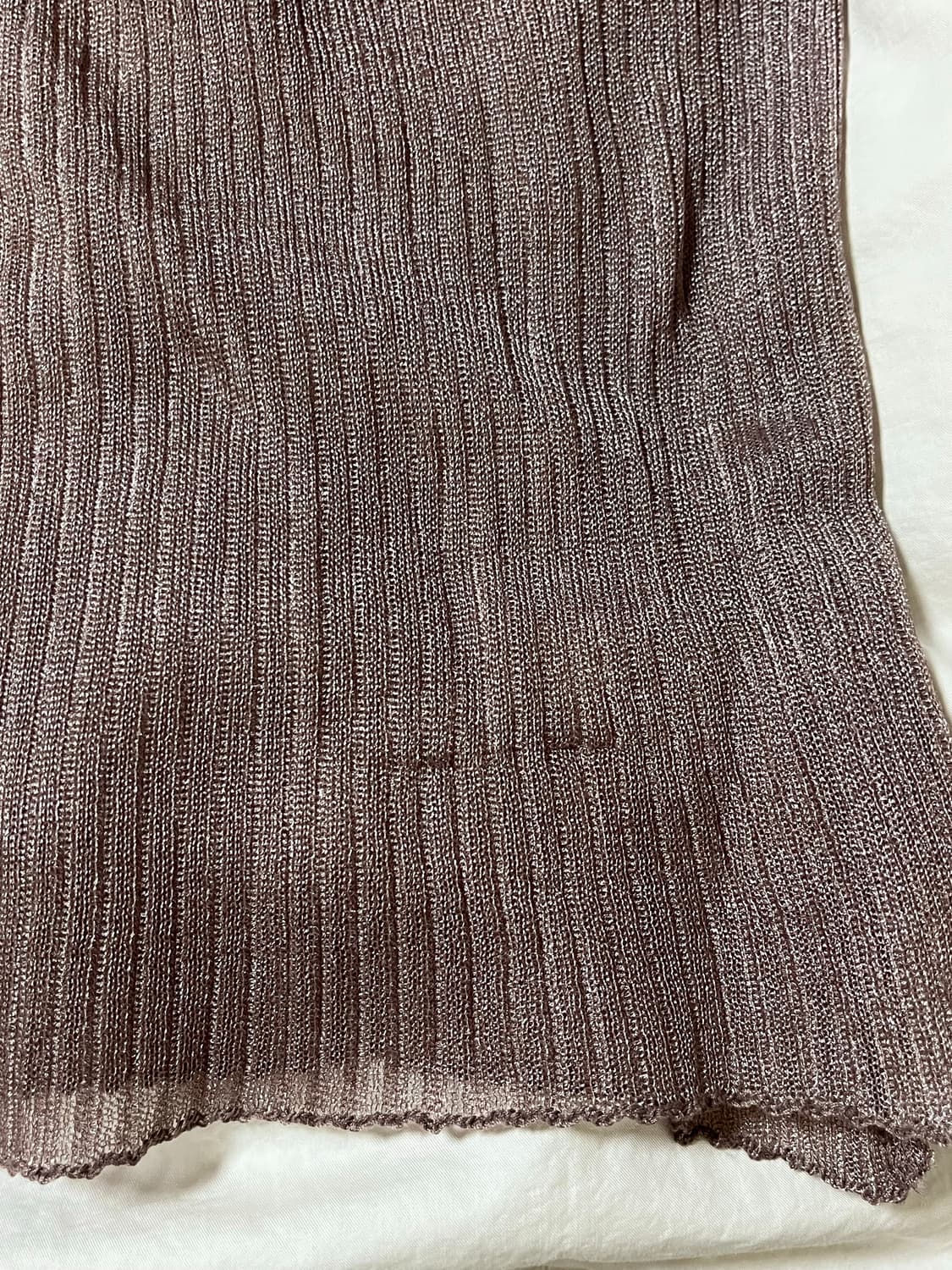 울리카상투스 쉬어 탱크 탑 핑크베이지 상품이미지4