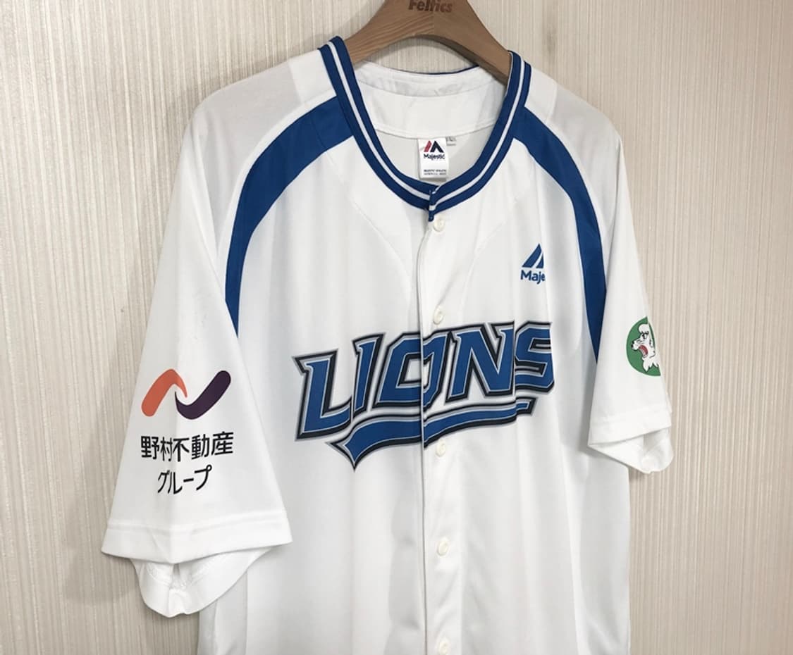 NPB 마제스틱 사이타마 세이부라이온즈 유니폼/져지 L 상품이미지5