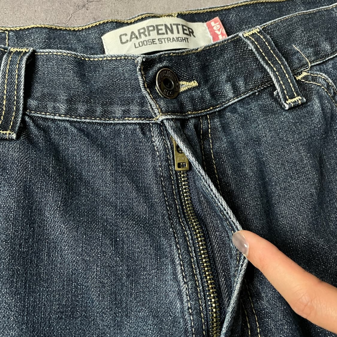 LEVI'S 00s 리바이스 코튼 데님 카펜터 팬츠 A00716 상품이미지3