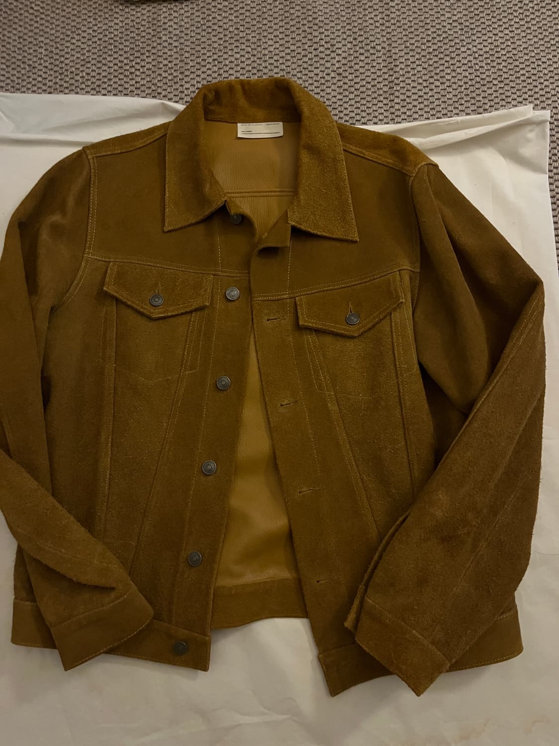 자라 오리진 리얼 스웨이드 트러커 L 상품이미지2