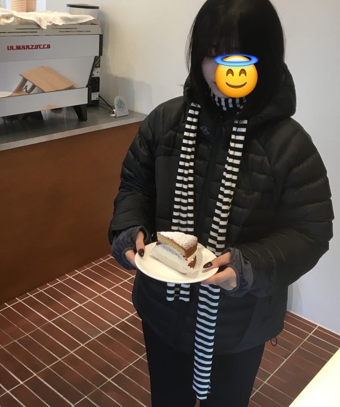 산산기어 패널드 푸퍼 자켓 블랙 상품이미지3