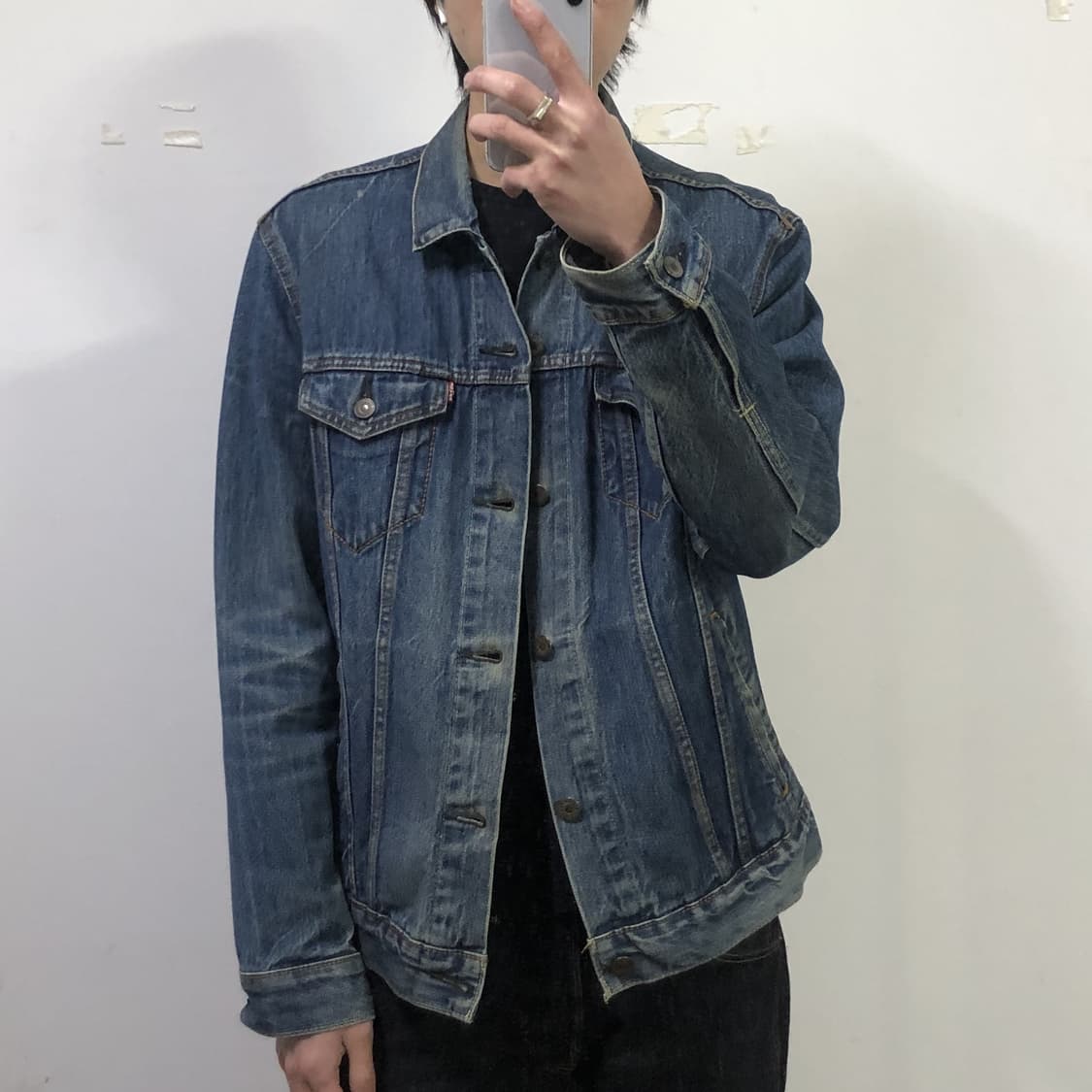 리바이스 캣워싱 데님 트러커 자켓 상품이미지3