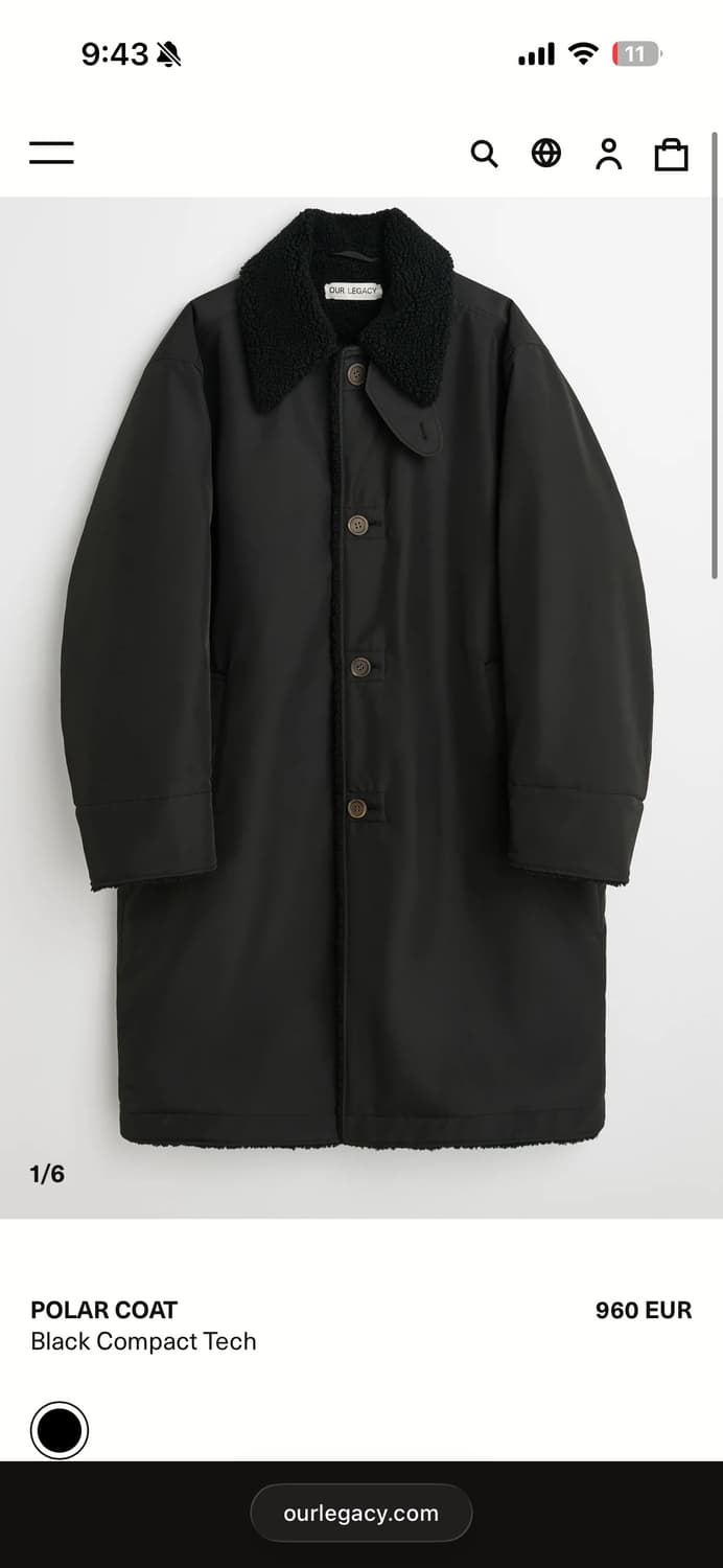 아워레가시 폴라코트 50 블랙 상품이미지1