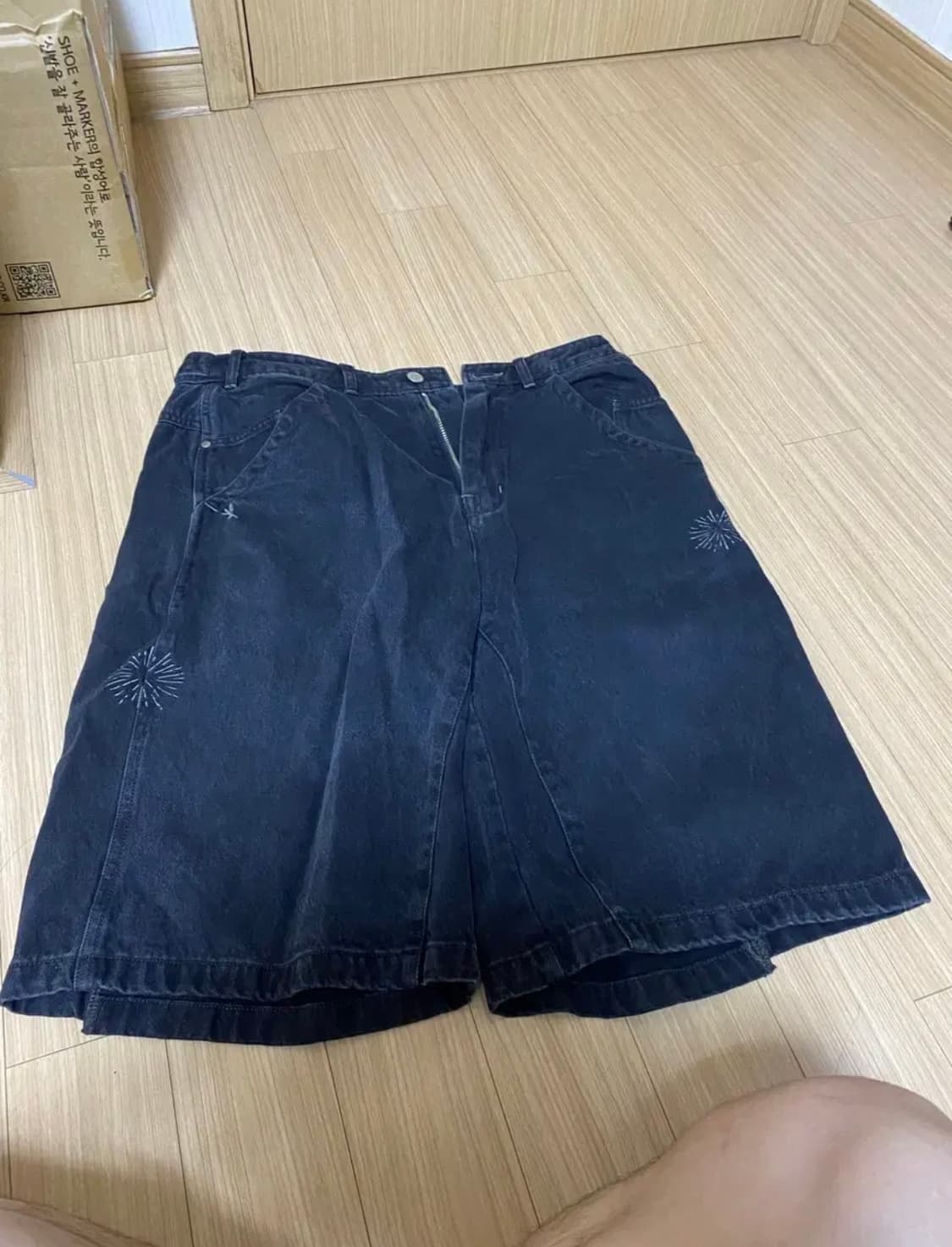 폴리테루 1/2 해머데님 블랙 2 상품이미지1