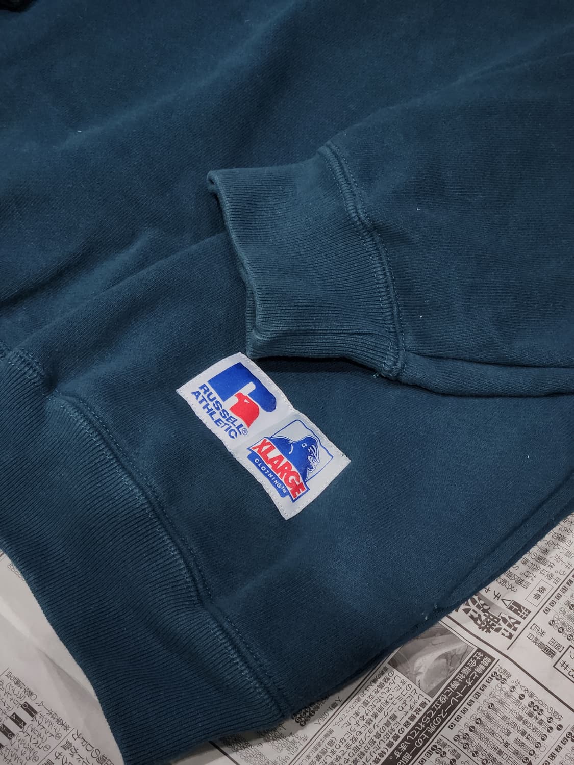 X-LARGE X Russell Athletic 하프집업 L 상품이미지4