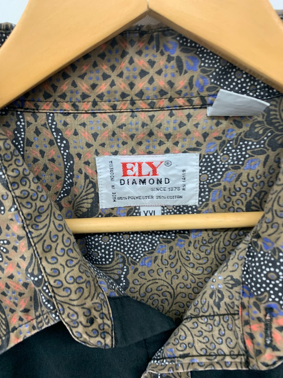 Ely diamond 90s 패턴 셔츠 상품이미지5