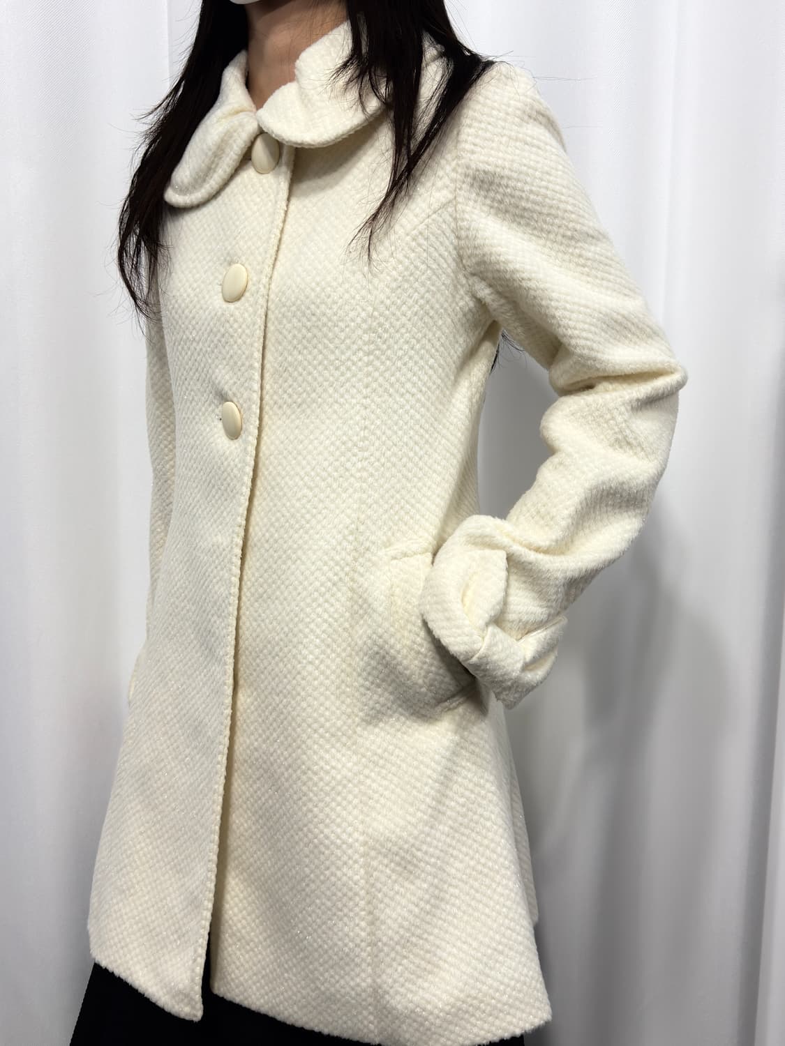 glitter ribbon lovely coat 상품이미지6