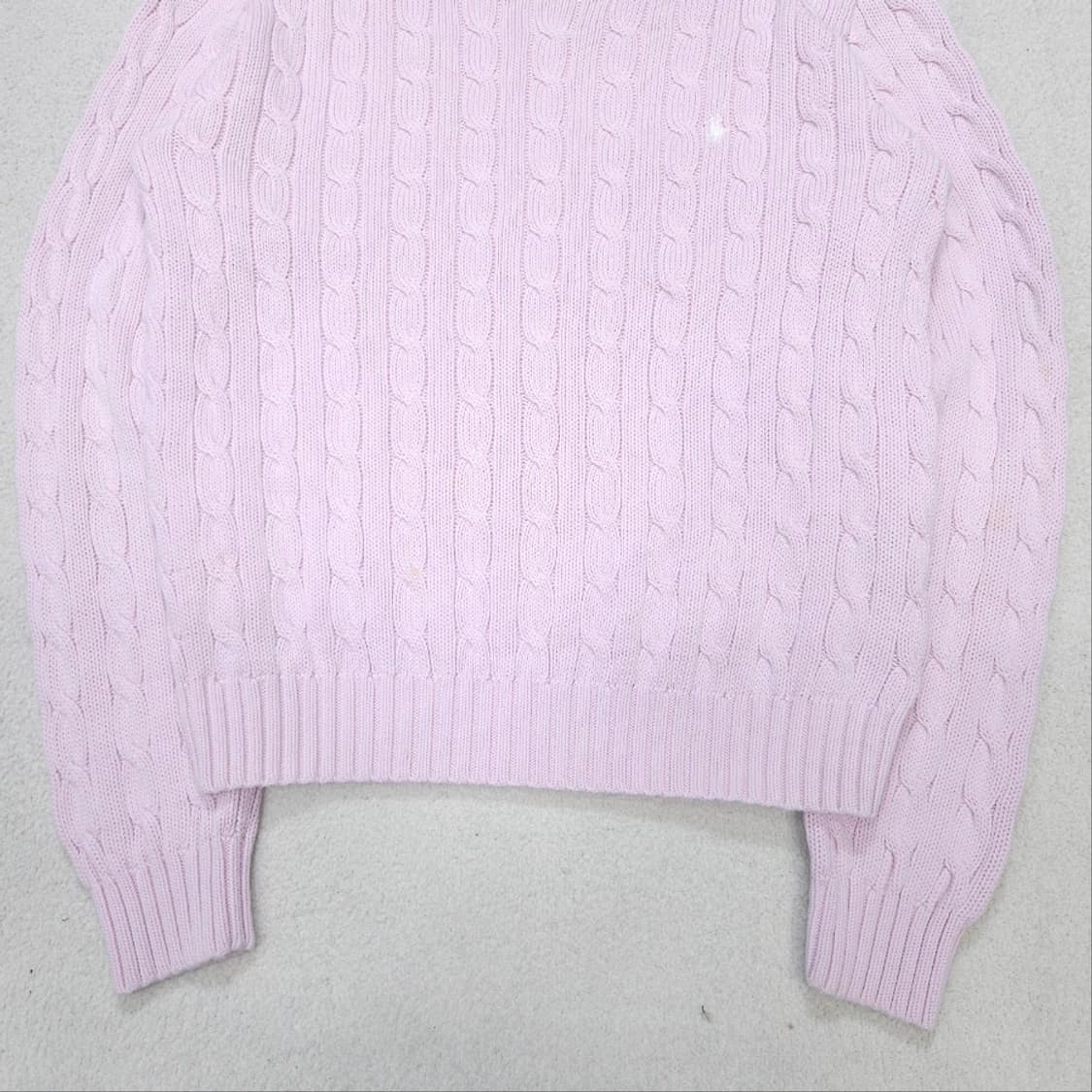 폴로 랄프 로렌 여성 케이블 니트 L 상품이미지3