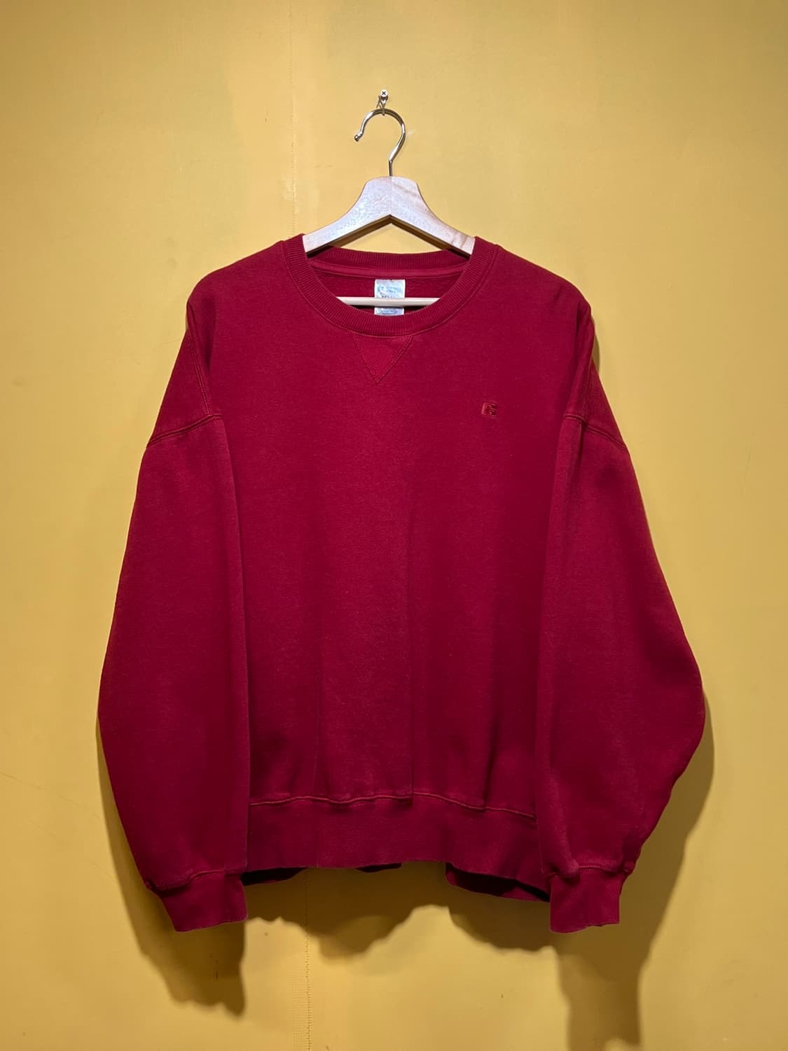 00s [XXL] 러셀 스웨트셔츠 맨투맨 버건디 상품이미지1