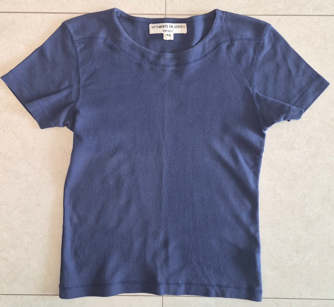WIM NEELS PATTERN NAVY T-SHIRT (48) 상품이미지3