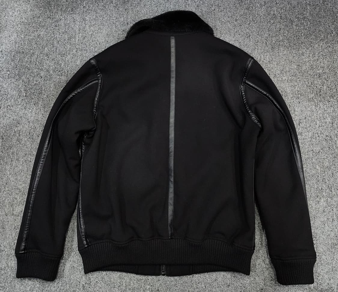 자라 블랙 퍼 카라 집업 자켓 L 상품이미지2