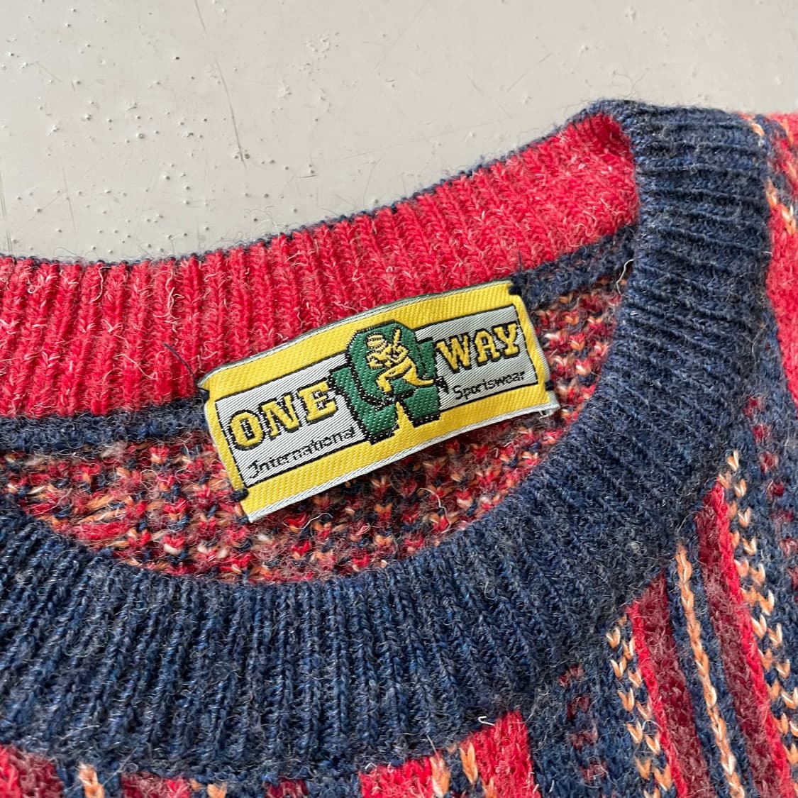 1990‘s Made In ITALY Navajo Cotton Knit 상품이미지3