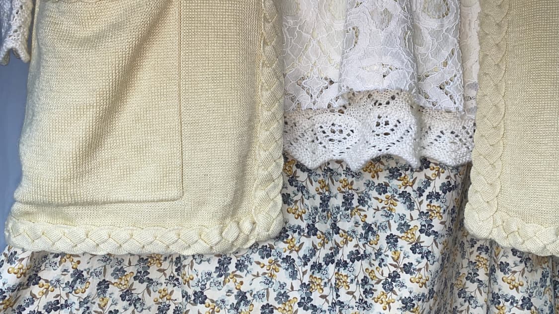 🍒키키의 연노랑 러블리 레이어드 set🍒 상품이미지4