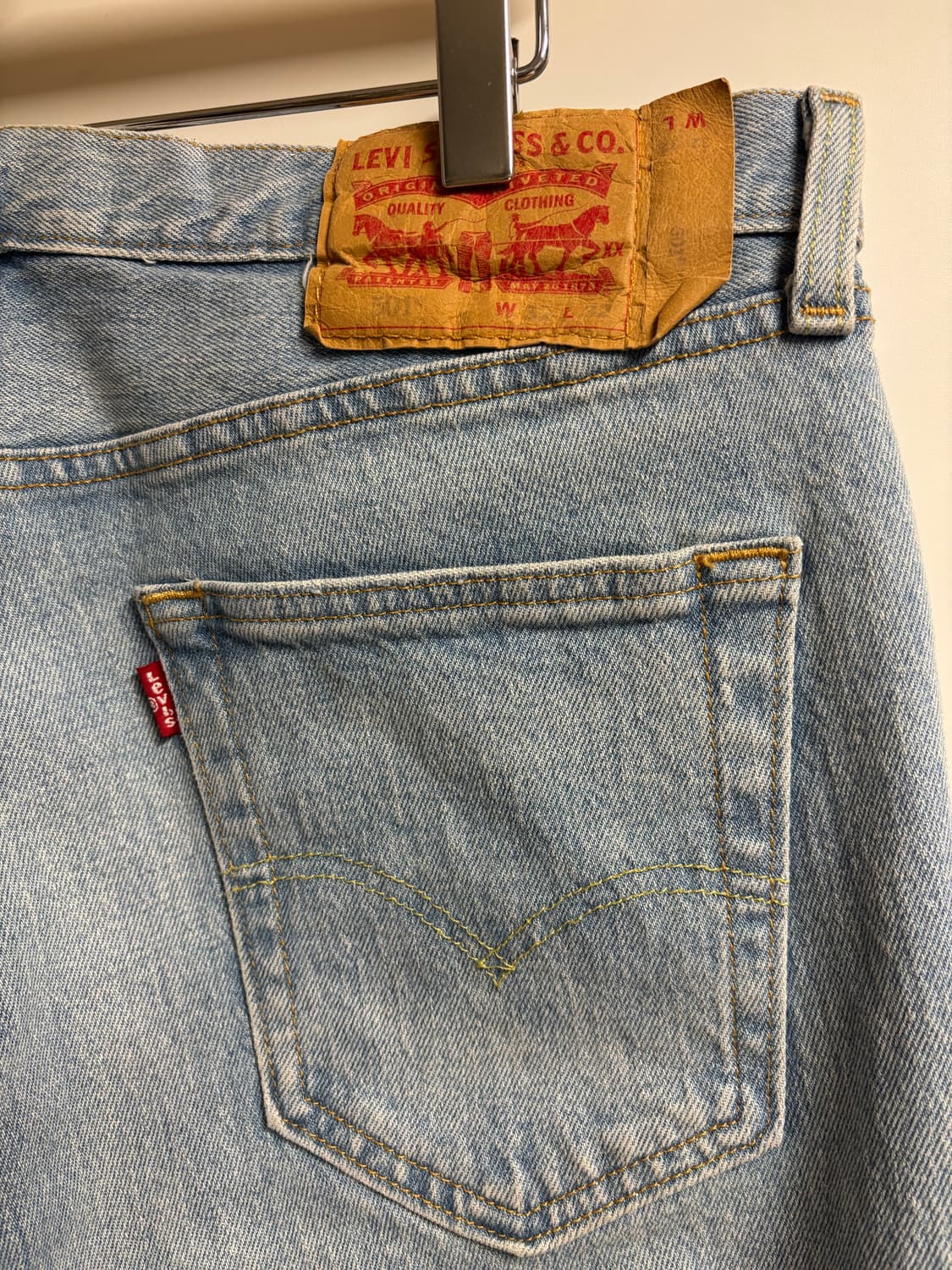 [32x32] 리바이스 501 Light wash 상품이미지4