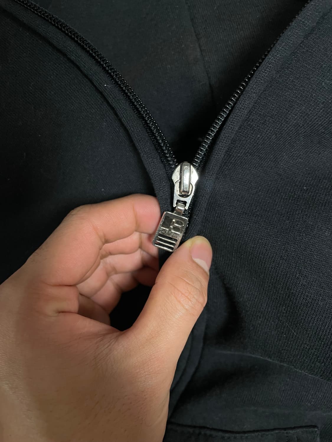 [L] 90s russell 러셀 후드집업 블랙 상품이미지5