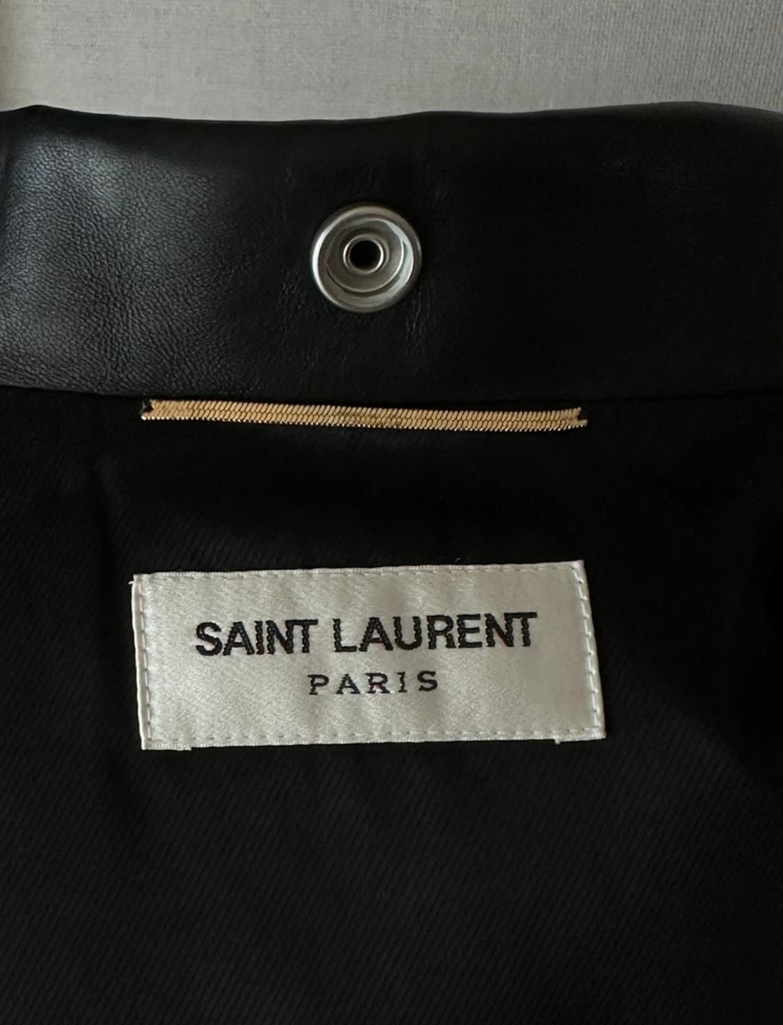 생로랑 레더 라이더 자켓 상품이미지6