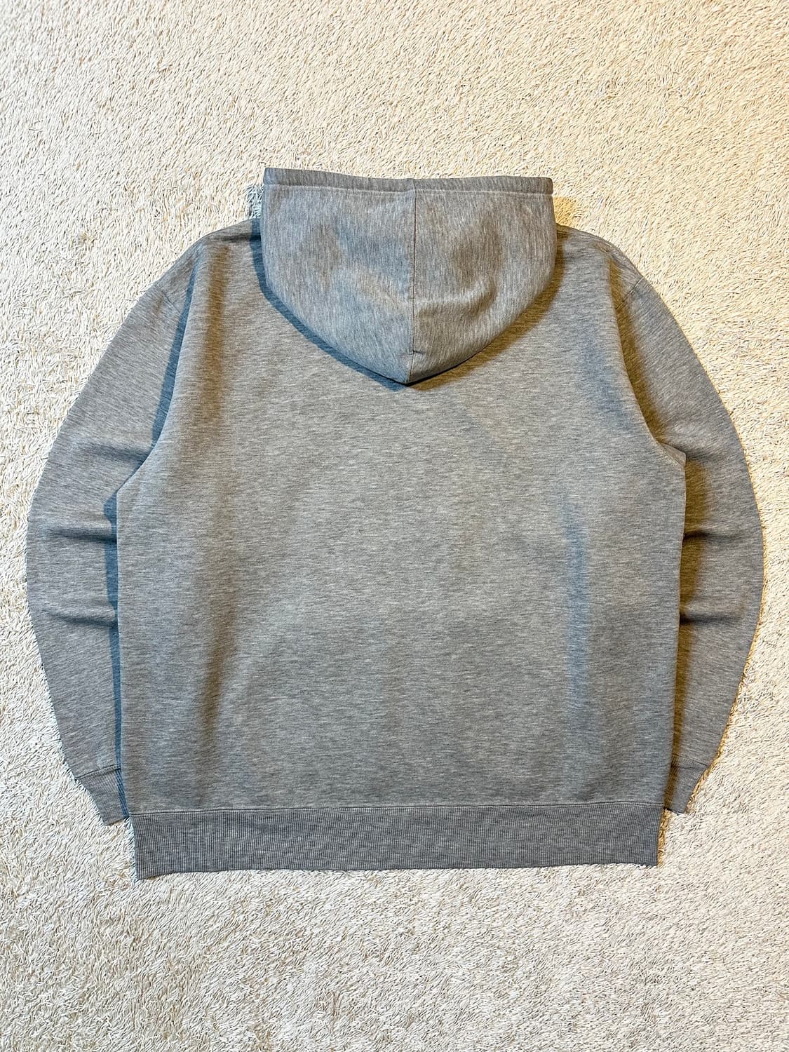 희귀) 00's 나이키 올드스쿨 센터 스우시 후드티 그레이 상품이미지3