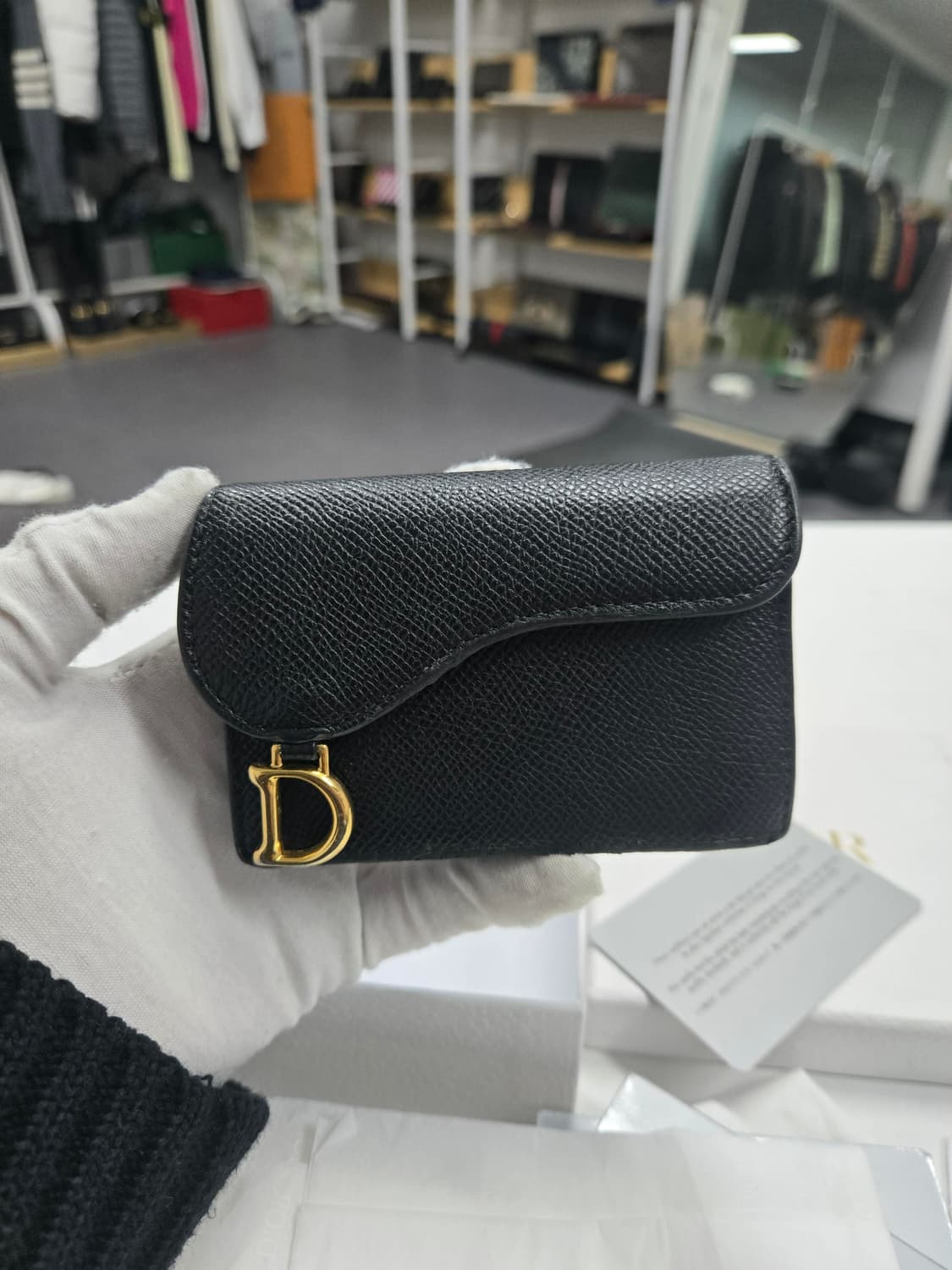 [특가][정품] 디올 새들 카드지갑 상품이미지1