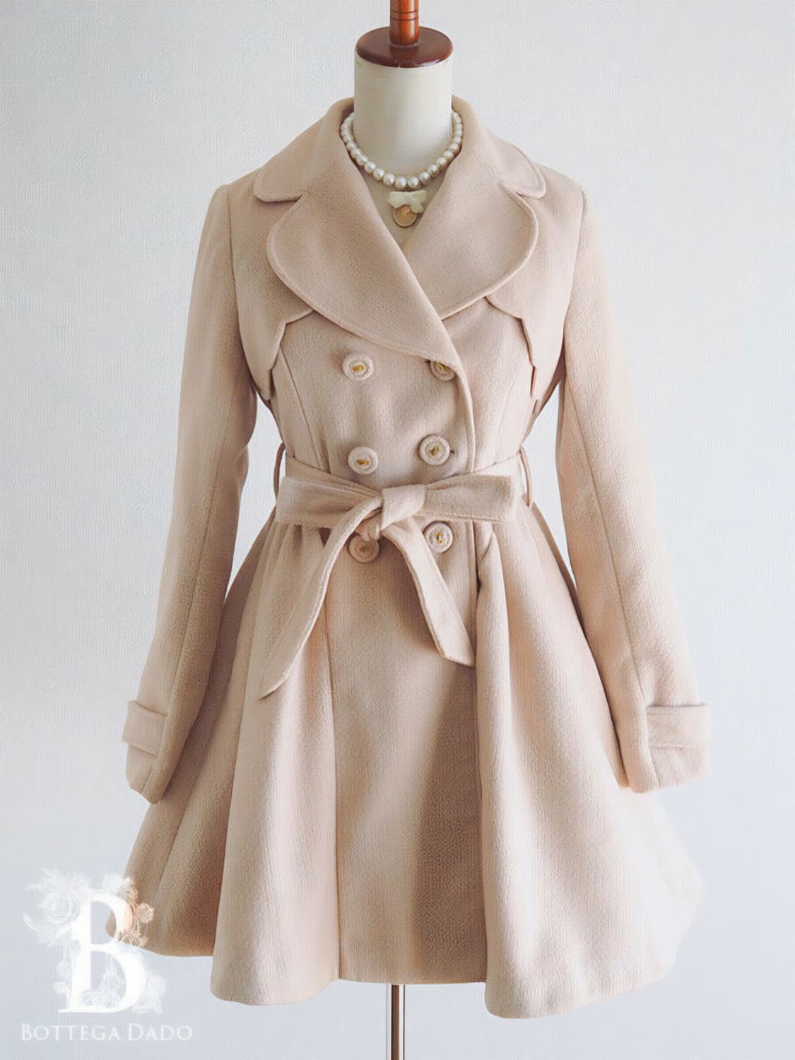 리즈리사 리본 갸루 고전 리본 코트 라떼갸루 히메갸루 핀터깔 유일매물 상품이미지1