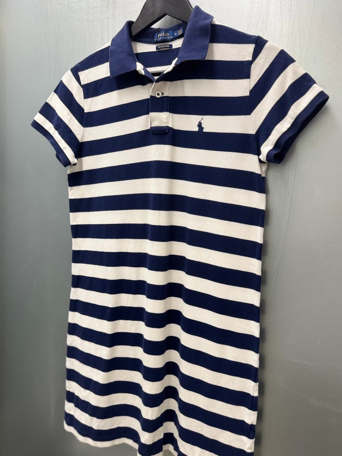 Polo 폴로 랄프로렌 스트라이프 PK 반소매 카라 원피스 상품이미지2