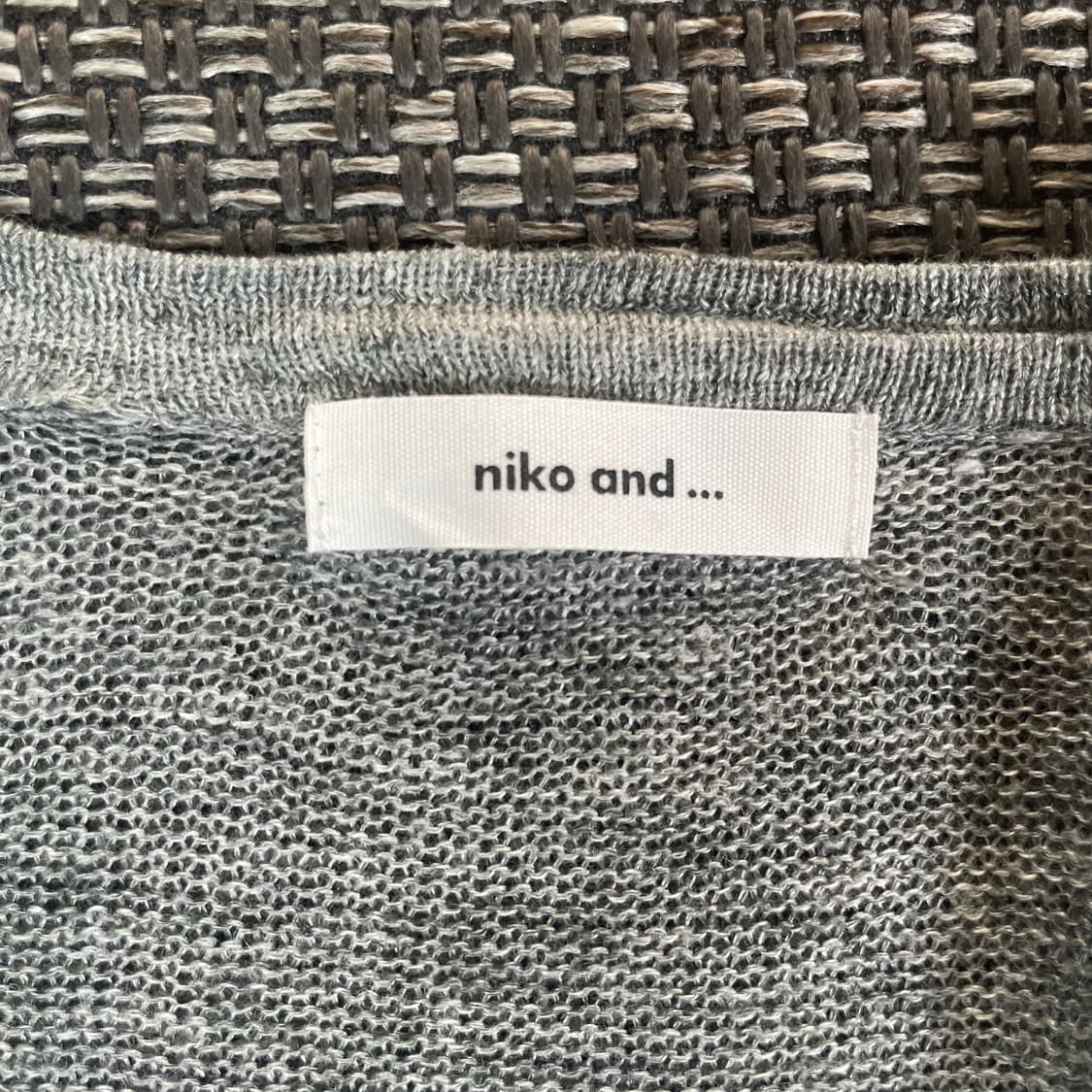 니코앤드 롱 그레이 가디건  상품이미지4