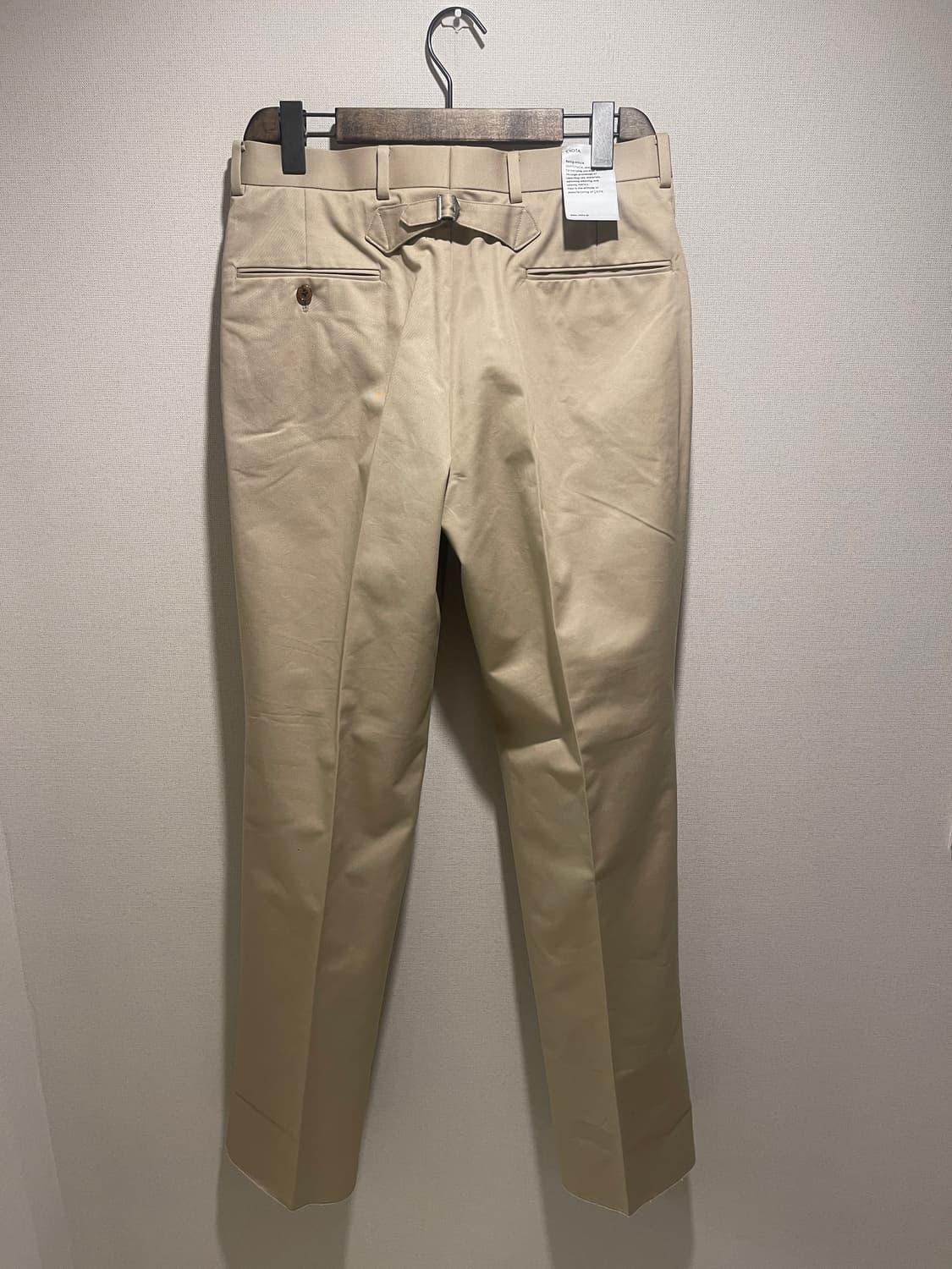 시오타 x 제이프레스 신치백 치노 팬츠 새상품 6사이즈 상품이미지3