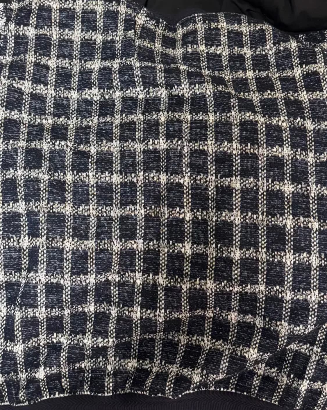 볼란테 차드말론 트위드 반팔 네이비 2사이즈 상품이미지2