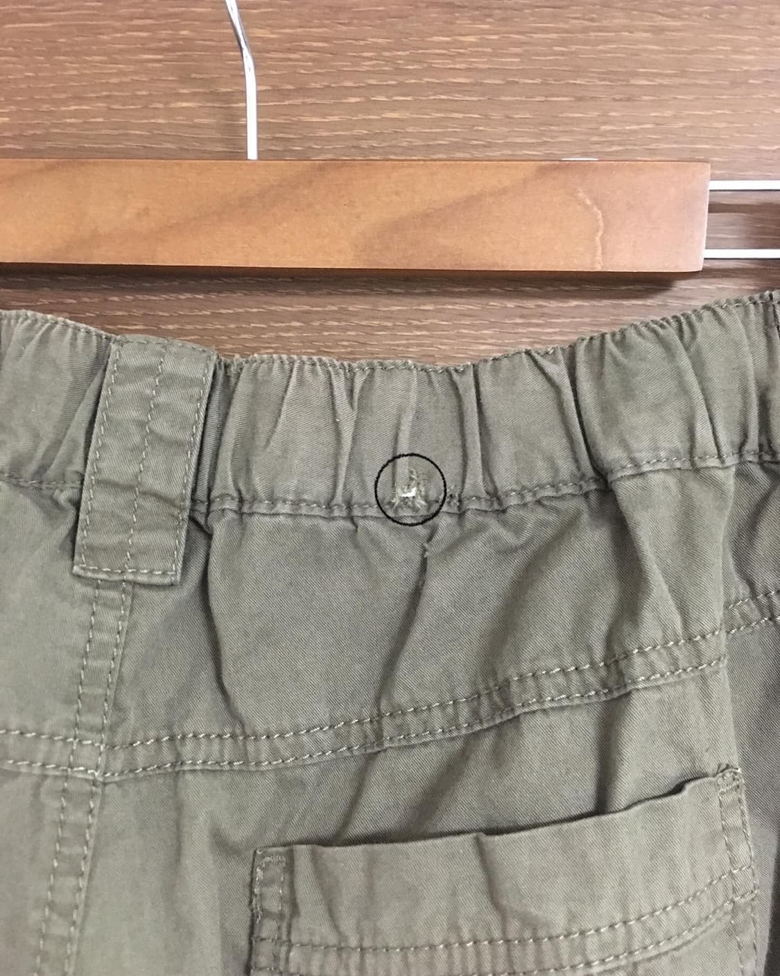 khaki shirring shorts  상품이미지6