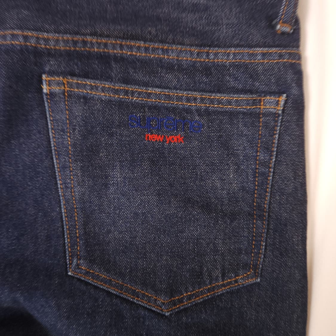 슈프림 배기진 셀비지 리지드 인디고 23fw 상품이미지3