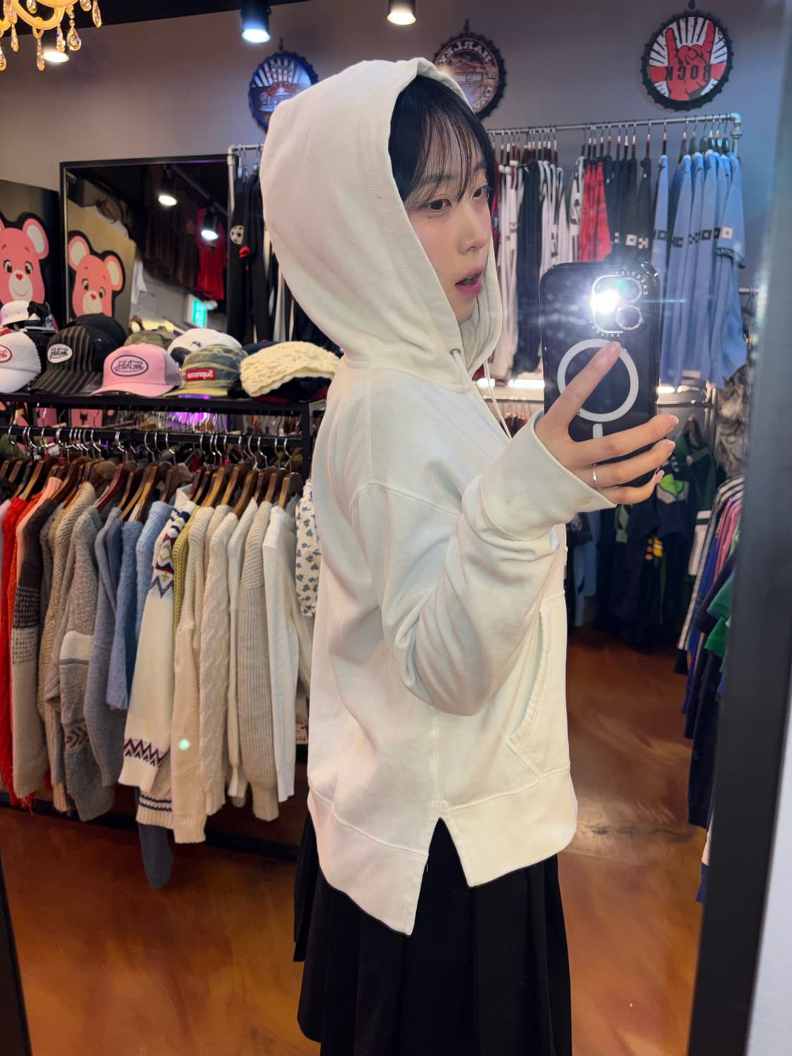 폴로 랄프로렌 화이트 집업 후드 상품이미지2