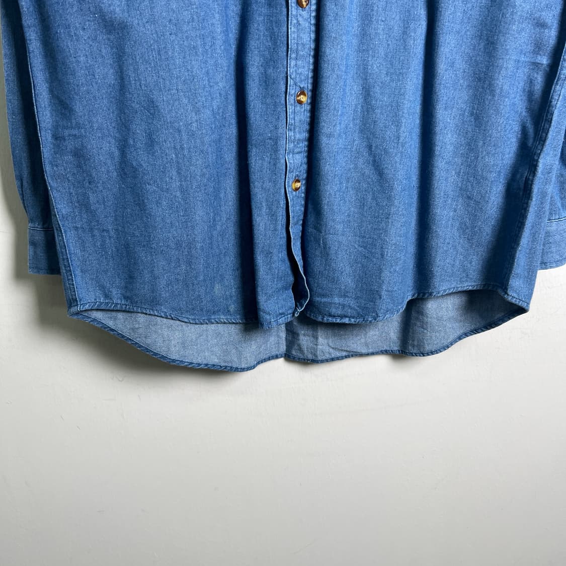 지아니 발렌티노 투포켓 데님 셔츠 L 상품이미지5