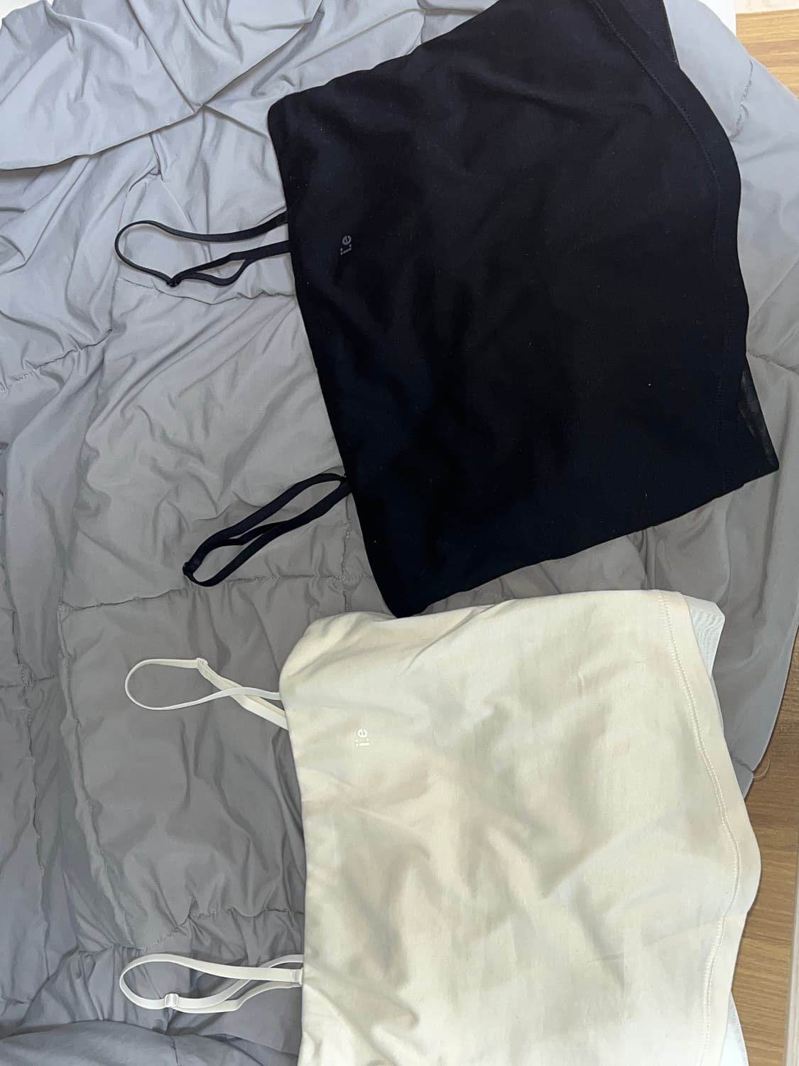 오호스 캐미솔 (크림+블랙) 상품이미지5