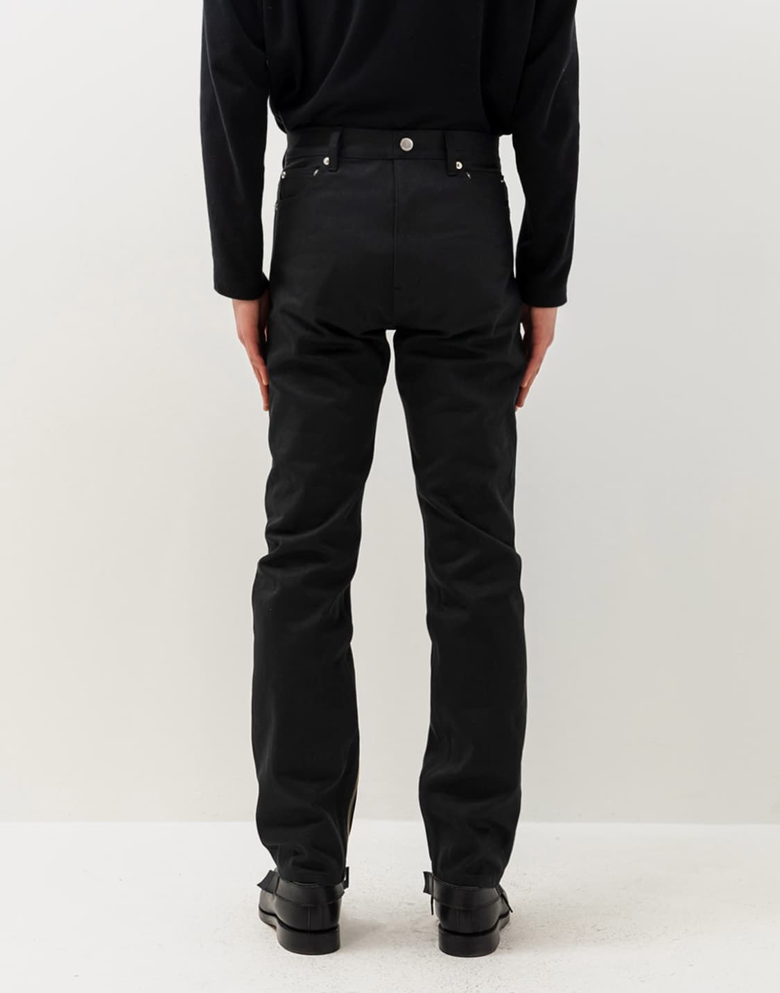 솔로이스트 22ss 리버스 지퍼 데님 팬츠 상품이미지3