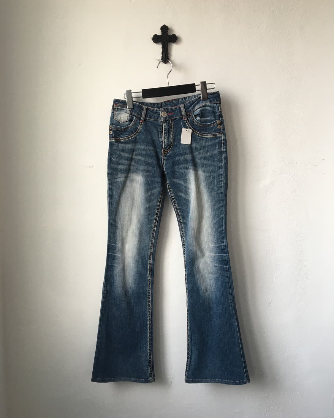 Back wing point denim pants 상품이미지3