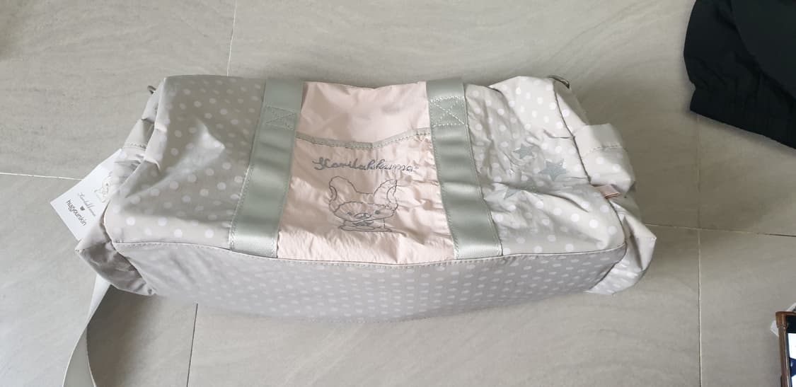 허그유어스킨 코리락쿠마 멀티 더블백 핑크 새상품 상품이미지3