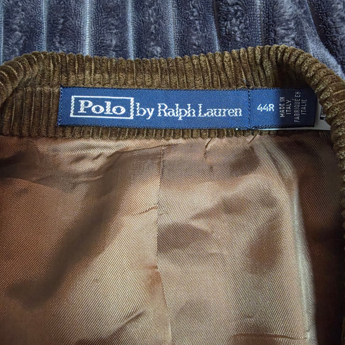 폴로 코듀로이 브라운 RL67 자켓 44R 상품이미지3